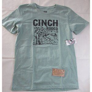 Cinch Boy's Short Sleeve Rodeo Graphic T-Shirt Grey Green